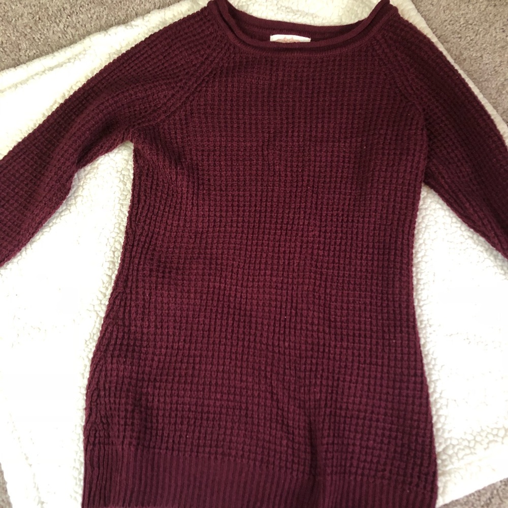 Maroon Crew-Neck Sweater